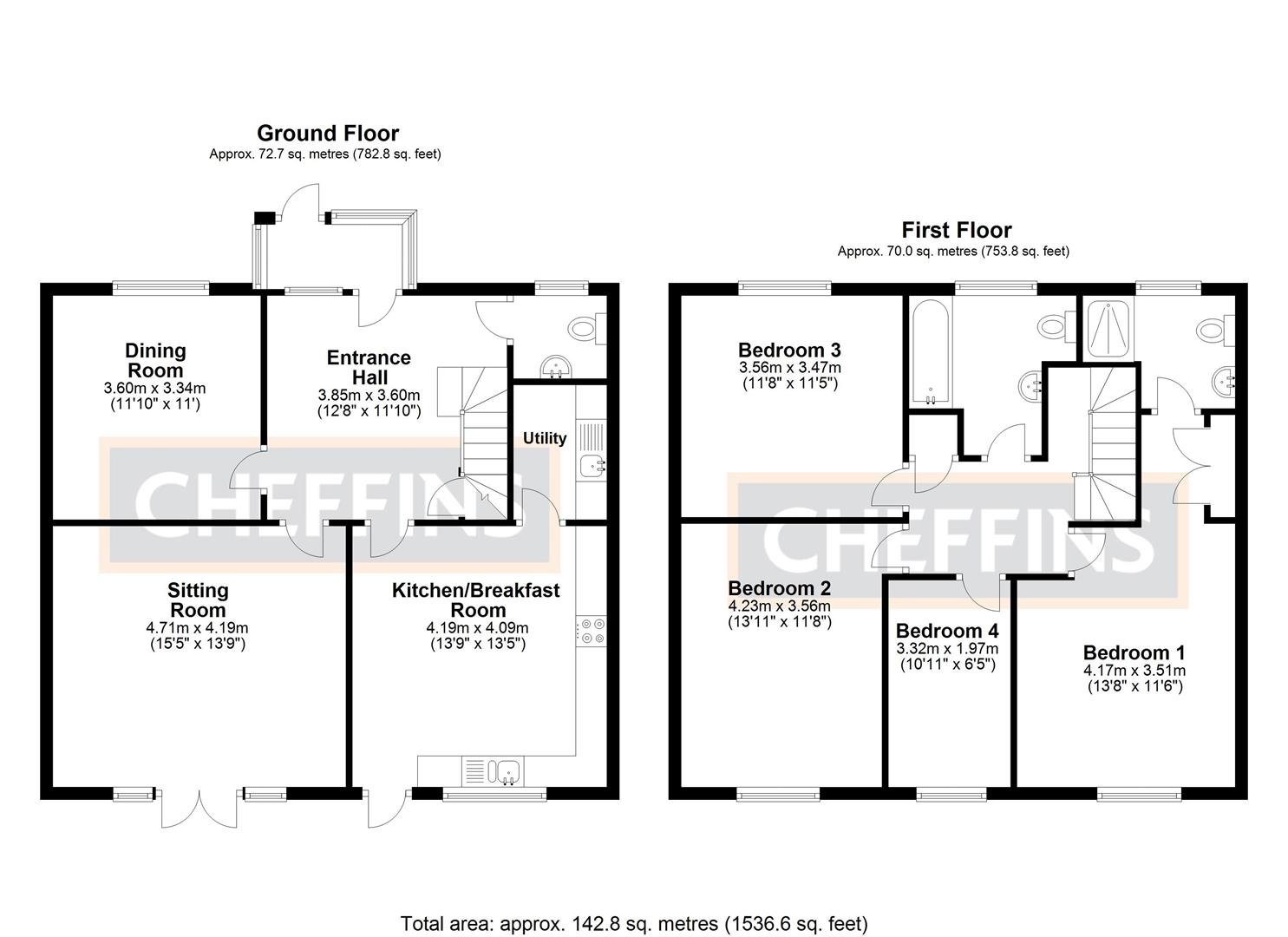 4 Bedroom for sale in Witcham Cheffins Ely Sales